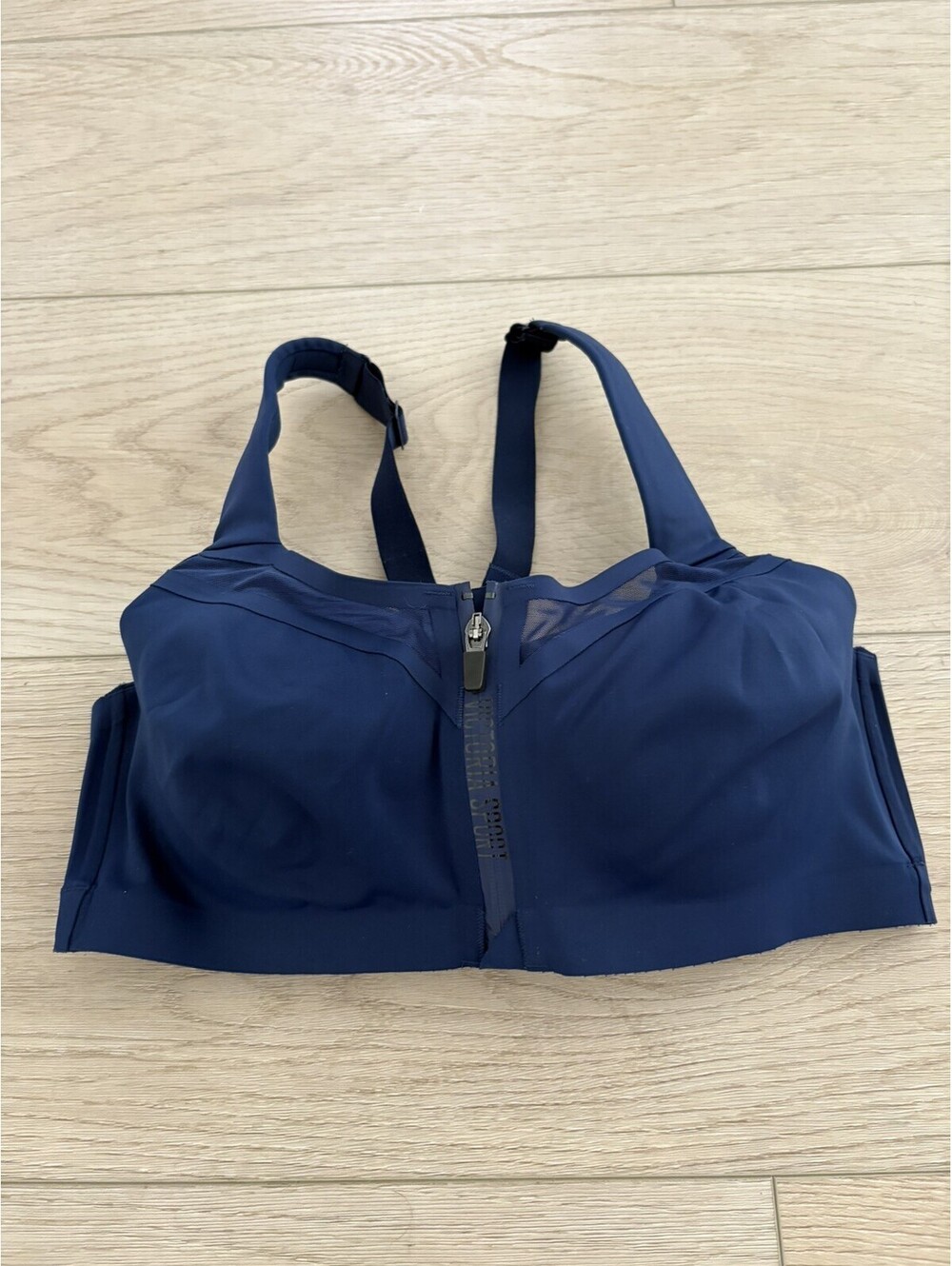 Victoria's Secret Front Close Blue Sport Sports Bra 36DD